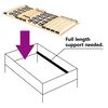 vidaXL Bed Frame without Mattress with 38 Slats 90x200cm