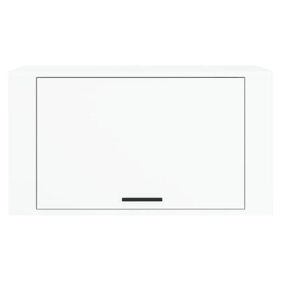 vidaXL Wall-mounted Shoe Cabinet High Gloss White 70x35x38 cm Engineered Wood