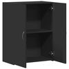 vidaXL File Cabinet Black 60x32x77.5 cm Engineered Wood