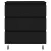 vidaXL Sideboard Black 60x35x70 cm Engineered Wood