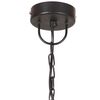 vidaXL Industrial Hanging Lamp 25 W Black Round 30 cm E27
