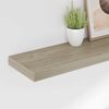vidaXL Floating Wall Shelf Oak 90x23.5x3.8 cm MDF