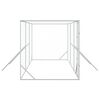 vidaXL Outdoor Dog Kennel Silver 6x2x2 m Galvanised Steel