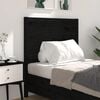 vidaXL Headboard Black 96x4x100 cm Solid Wood Pine