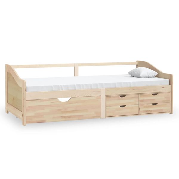 vidaXL 3-Seater Day Bed without Mattress Solid Pinewood 90x200cm