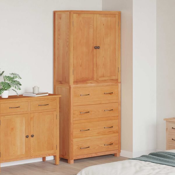 vidaXL Storage Furniture Set with Drawer Brown Engineered wood