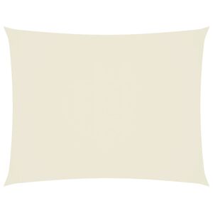 vidaXL Sunshade Sail Oxford Fabric Rectangular 2x3.5 m Cream