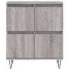 vidaXL Sideboard Grey Sonoma 60x35x70 cm Engineered Wood