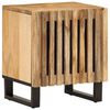 vidaXL Bedside Cabinet 40x34x46 cm Solid Wood Rough Mango
