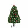vidaXL Artificial Christmas Tree Green 120 cm PVC and Metal