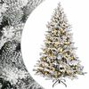 vidaXL Artificial Hinged Christmas Tree 120 cm 150 LEDs Warm White