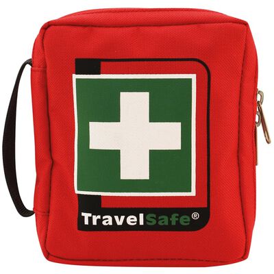 Travelsafe 23 Piece First Aid Kit Globe Basic Red