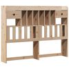 vidaXL Bookcase Bed without Mattress 160x200 cm Solid Wood Pine