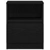 vidaXL Bedside Cabinet Black Oak 40 x 40 x 50 cm Engineered Wood
