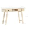 vidaXL Console Table 110x35x76 cm Solid Mango Wood
