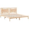 vidaXL Extra Long Bed Frame without Mattress&nbsp;180x210 cm Solid Wood