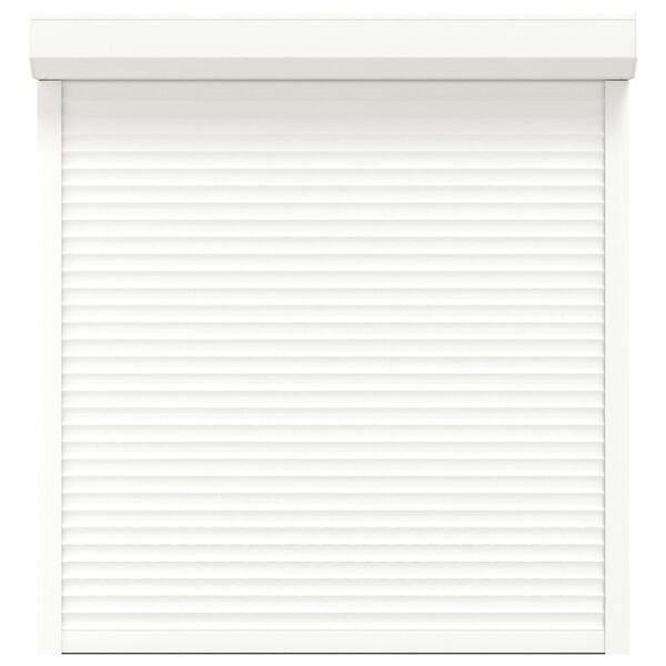vidaXL Roller Shutter Aluminium 130x140 cm White