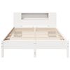 vidaXL Bookcase Bed without Mattress White 120x200 cm Solid Wood Pine