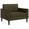 vidaXL XL Armchair Army Green Faux Suede Leather