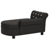 vidaXL Dog Sofa Black 83x45x42 cm Faux Leather