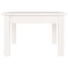 vidaXL Coffee Table White 45x45x30 cm Solid Wood Pine