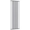 vidaXL Insect Door Screen with Mesh Curtain Black polyester