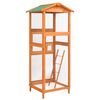 vidaXL Bird Cage 68x62x166 cm Solid Firwood