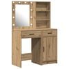 vidaXL Dressing Table Set 2 pcs Artisan Oak Engineered Wood