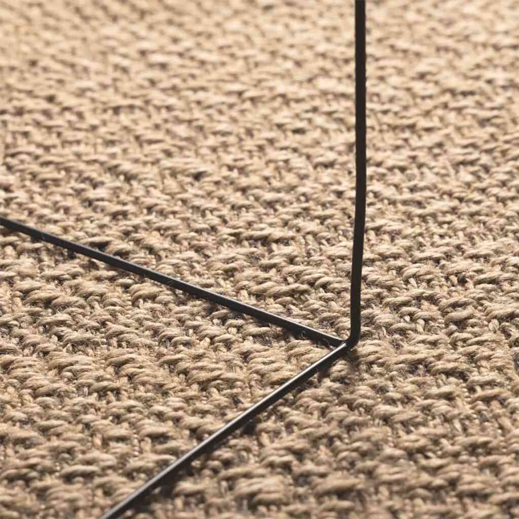 vidaXL Rug ZIZUR 140x200 cm Jute Look Indoor and Outdoor | vidaXL