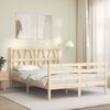 vidaXL Bed Frame without Mattress 120x200 cm Solid Wood
