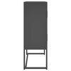 vidaXL Highboard Anthracite 80x35x100 cm Steel