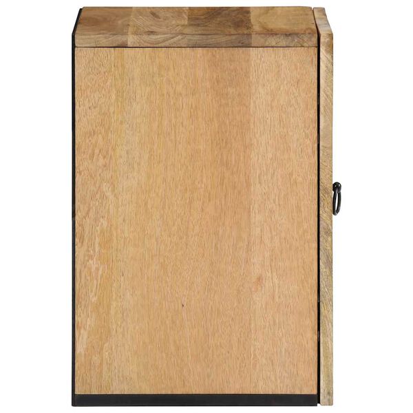 vidaXL Bathroom Wall Cabinet 38x33x48 cm Solid Wood Mango