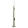 vidaXL Bollard Light with Sensor&Outlet 80 cm Stainless Steel IP44