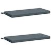 vidaXL 2-Piece Bench Cushions SOEST 2 pcs 100% Polyester Blue