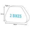 Eurotrail Bike Cover on Back for 2 Bikes