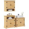 vidaXL 3 Piece Bathroom Furniture Set Corona Solid Wood Pine