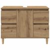 vidaXL Sink Cabinet Artisan Oak 80x33x60 cm Engineered Wood