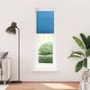 vidaXL Pleated Blind Blue 65x200 cm Fabric Width 64.4 cm Polyester