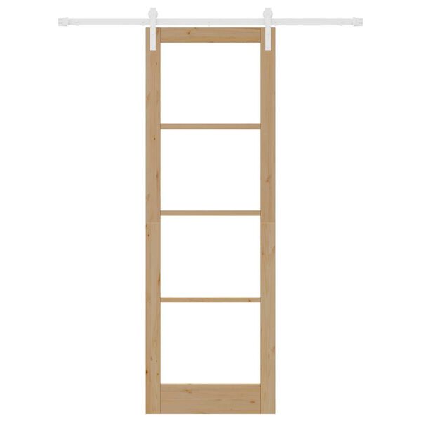 vidaXL Sliding Door ORKDAL Natural 78 x 232 cm