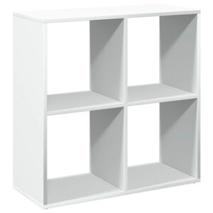 vidaXL Room Divider Bookcase White 69,5x29x69,5 cm Engineered Wood