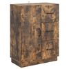 vidaXL Sideboard Smoked Oak 66 x 34.5 x 87 cm Engineered Wood