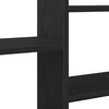 vidaXL Wall Shelf Black Oak 167.5x18x68 cm Engineered Wood