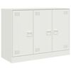 vidaXL Sideboard White 99x39x73 cm Steel