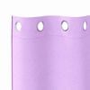 vidaXL Blackout Curtains with Rings 2 pcs Purple 140 x 140 cm