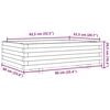 vidaXL Garden Planter 90x60x26.5 cm Impregnated Wood Pine