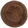 vidaXL Washable Dog & Cat Cushion Brown 70x70x15 cm Plush