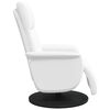 vidaXL Massage Recliner Chair White 71 x 90 x 105 cm Faux Leather