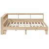 vidaXL Bookcase Bed without Mattress 200x200cm Solid Wood Pine