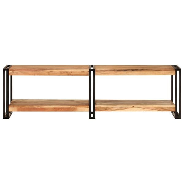 vidaXL TV Cabinet 140x30x40 cm Solid Wood Acacia