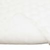 vidaXL Faux Rabbit Fur Blanket 4 pcs White 150 x 220 cm Polyester